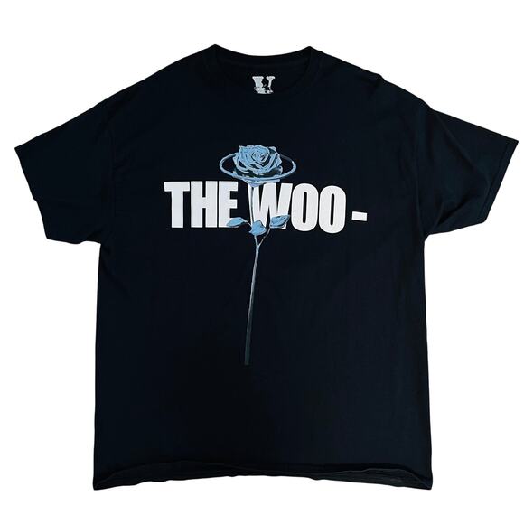 Vlone X Pop Smoke The Woo Crewneck T-Shirt Mens XL - Picture 1 of 3